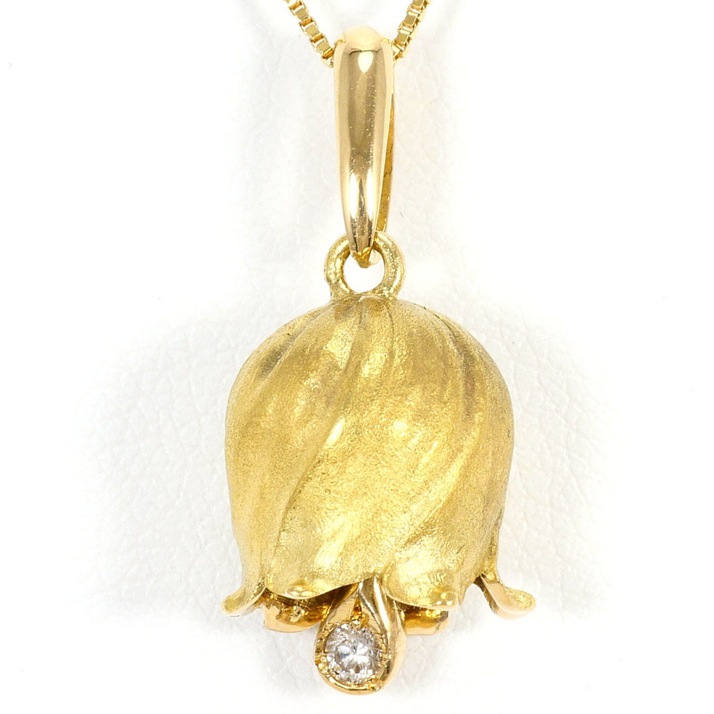VINTAGE 18k Gold Diamond Necklace